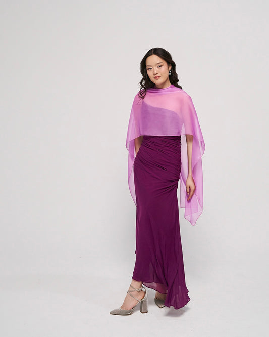 Capa malva larga - Capa invitada