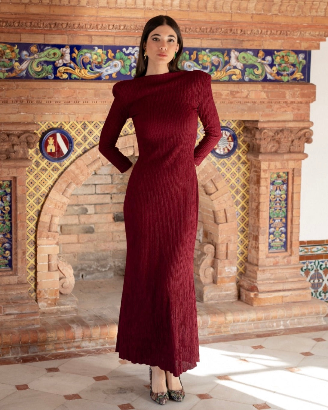 Vestido GALA granate