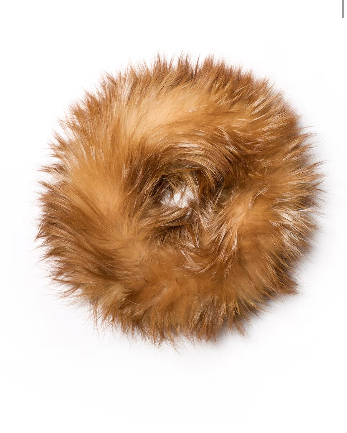 Cuello de piel natural elástico