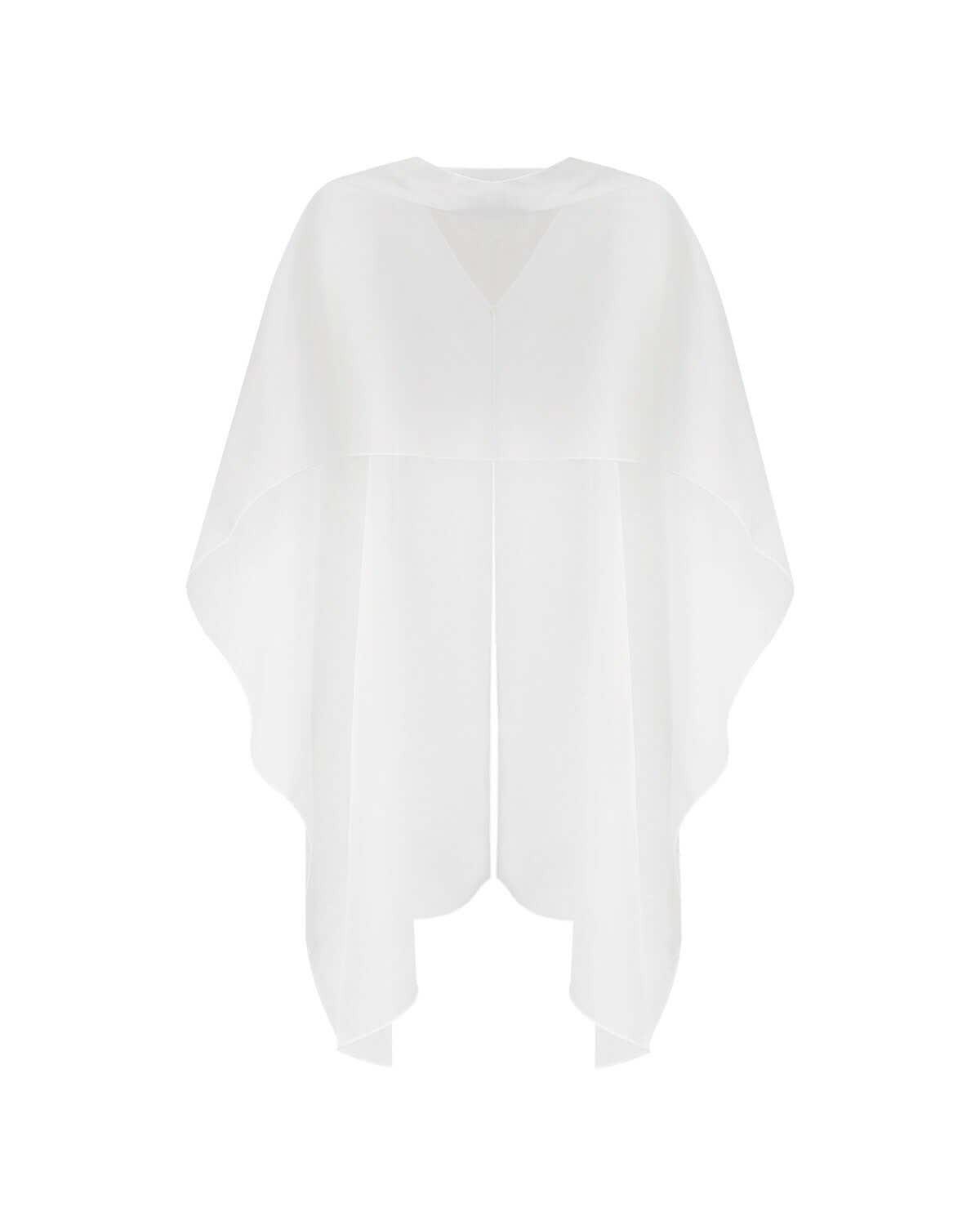 capa novia blanca silueta