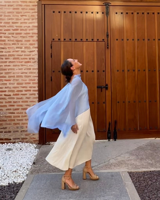 capa para invitada azul claro