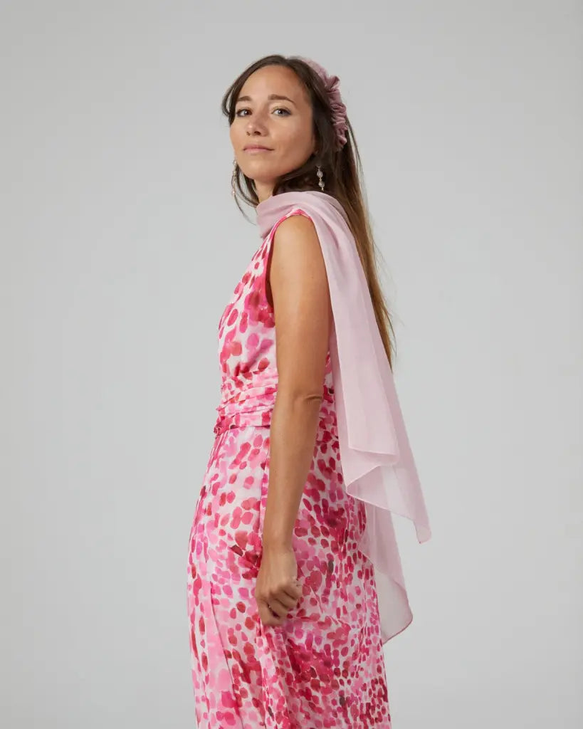 Panacea corta rosa - capa para invitadas de boda - ropa