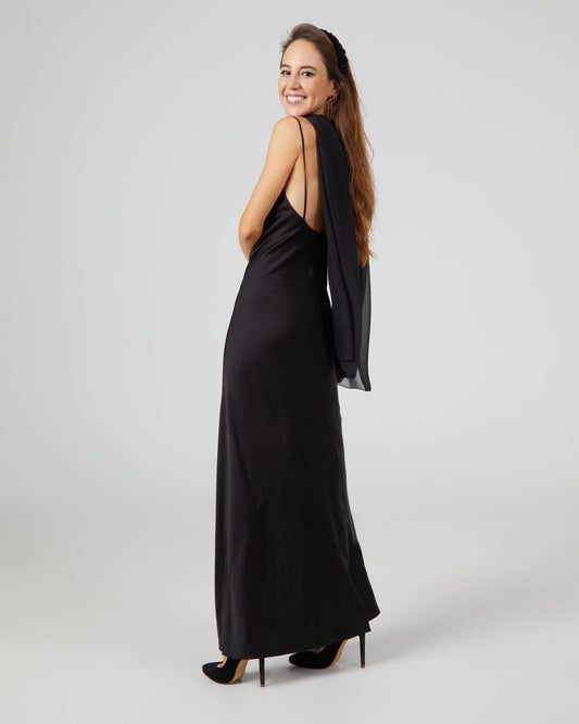 PANACEA corta negra - Capa para invitadas de boda capas_capicua