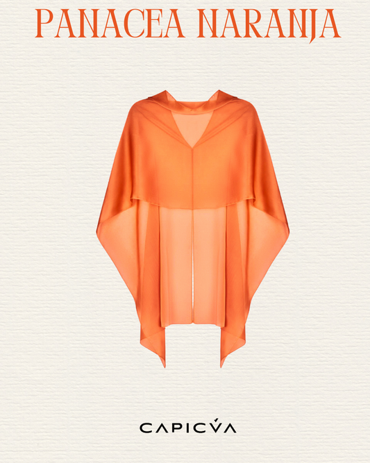 Capa naranja corta - Capa invitada
