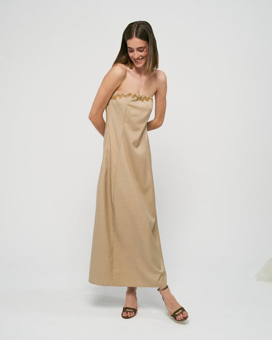 Vestido MOCHA ALMOND - Colección mocha mousse
