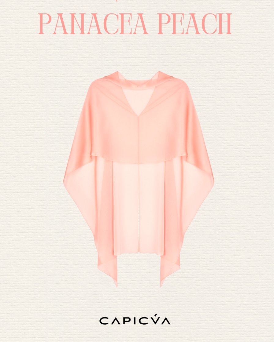 Capa peach corta - Capa invitada