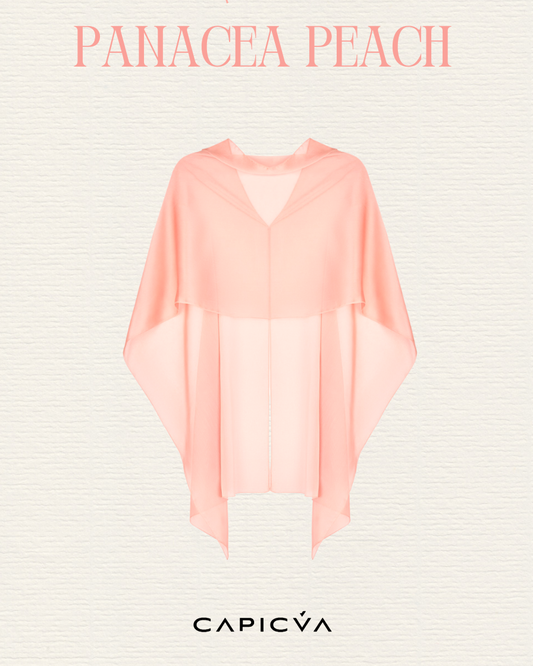 Capa peach corta - Capa invitada