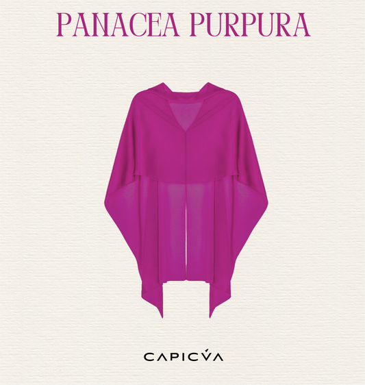 Capa rosa púrpura corta - Capa invitada