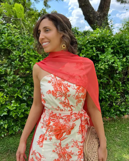 Capa coral corta - invitada