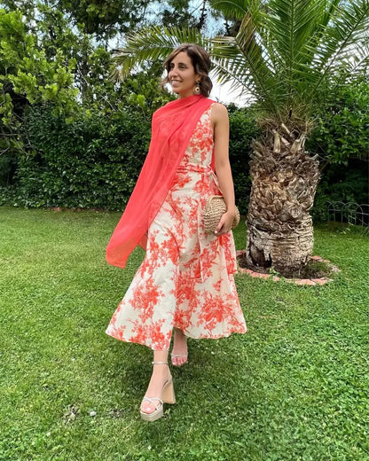 Capa coral larga - invitada