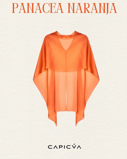 Capa naranja corta - invitada
