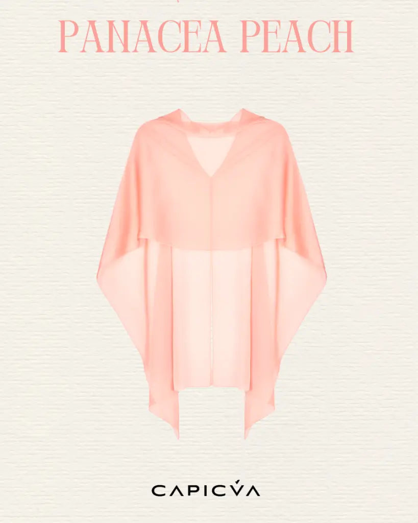 Capa peach corta - invitada