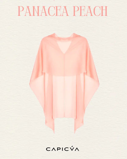 Capa peach corta - invitada
