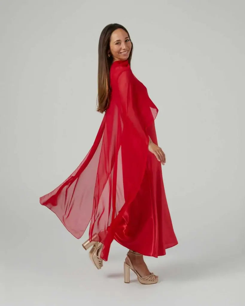 Capa roja midi - panacea - de invitada
