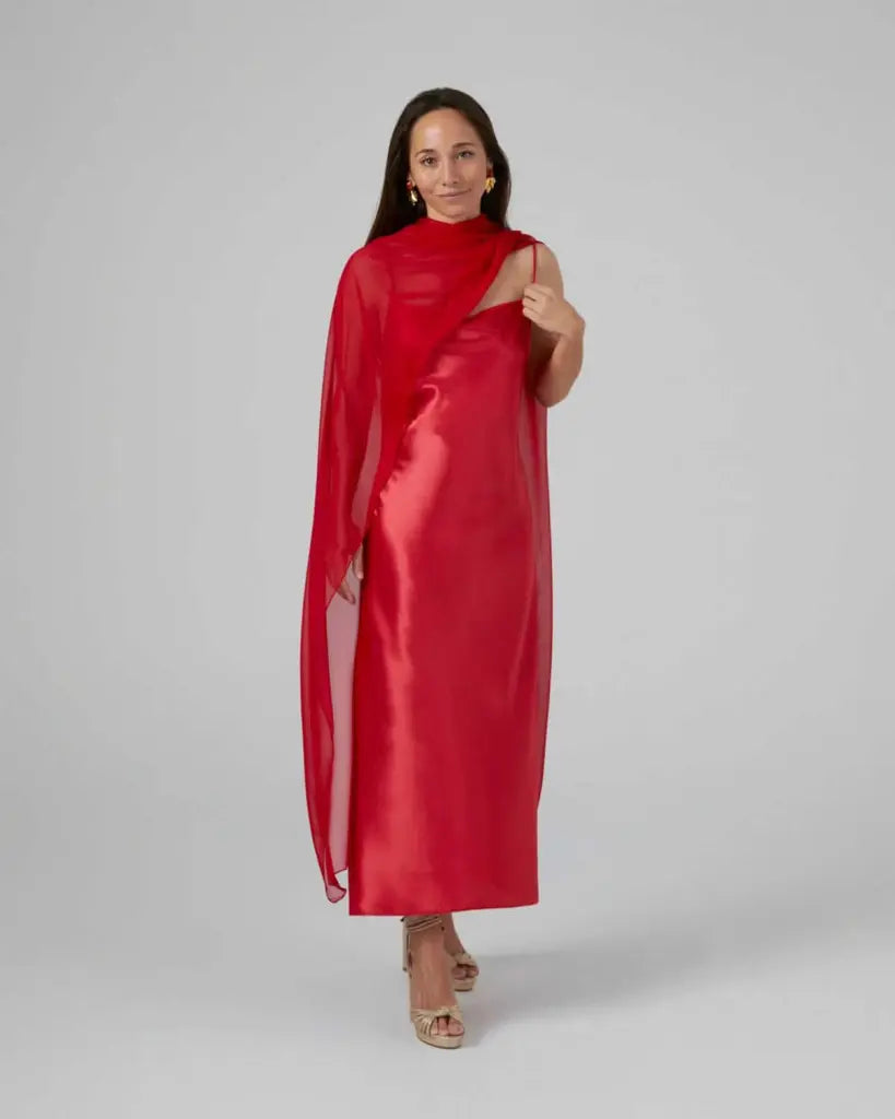Capa roja midi - panacea - de invitada