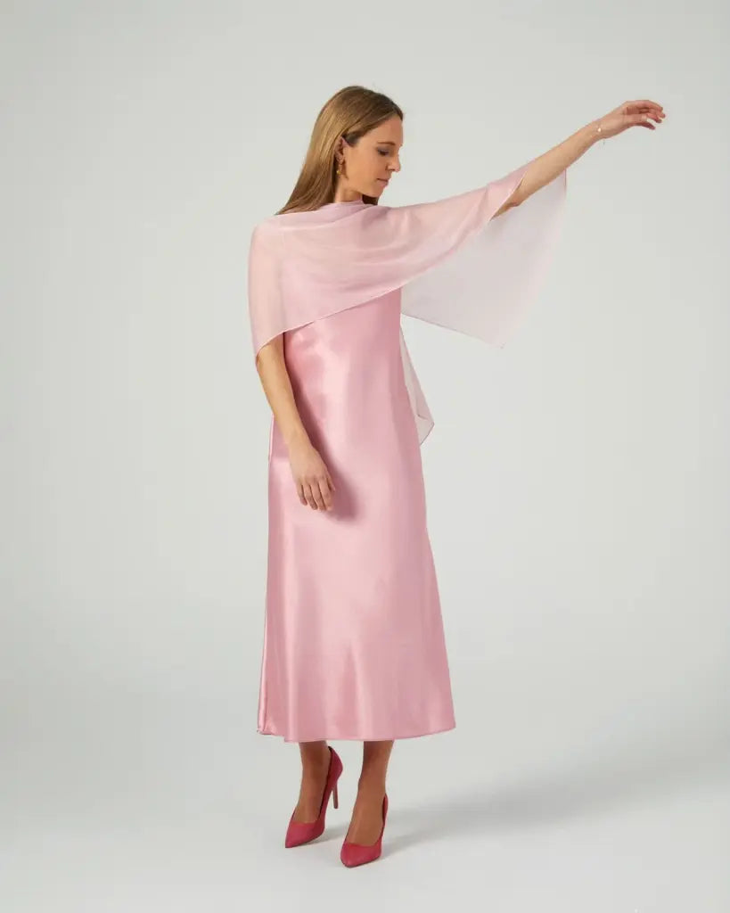 Capa rosa claro corta - panacea - de invitada