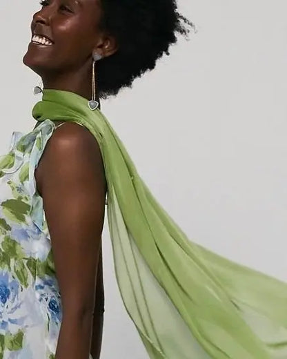 Capa verde te matcha larga - invitada - panacea - ropa