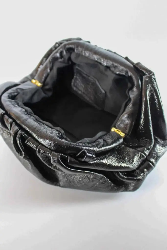 Clutch negro - bolso de piel