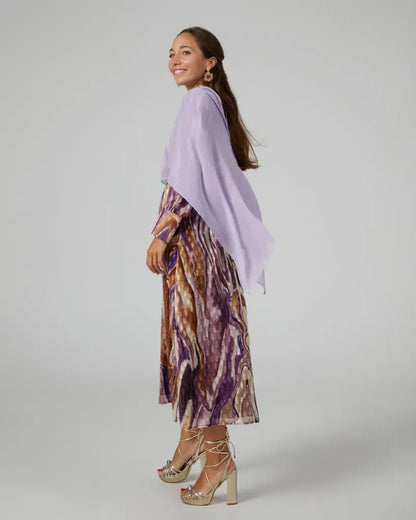Panacea corta lavanda - capa para invitadas de boda - ropa
