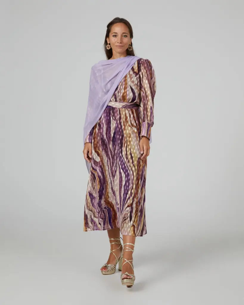 Panacea corta lavanda - capa para invitadas de boda - ropa