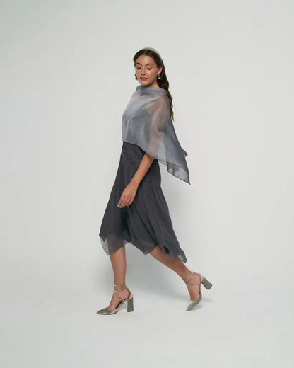 Panacea corta plata - capa para invitadas de boda - ropa