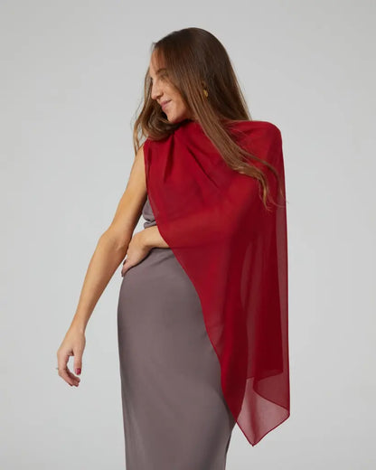 Panacea corta rojo - capa para invitadas de boda - ropa