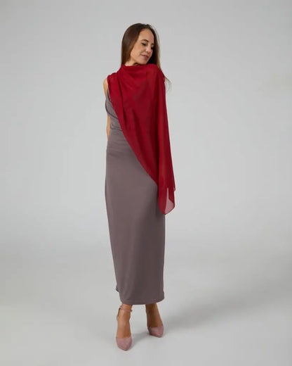 Panacea corta rojo - capa para invitadas de boda - ropa