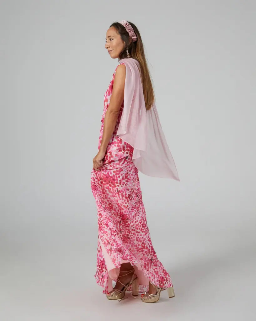 Panacea corta rosa - capa para invitadas de boda - ropa