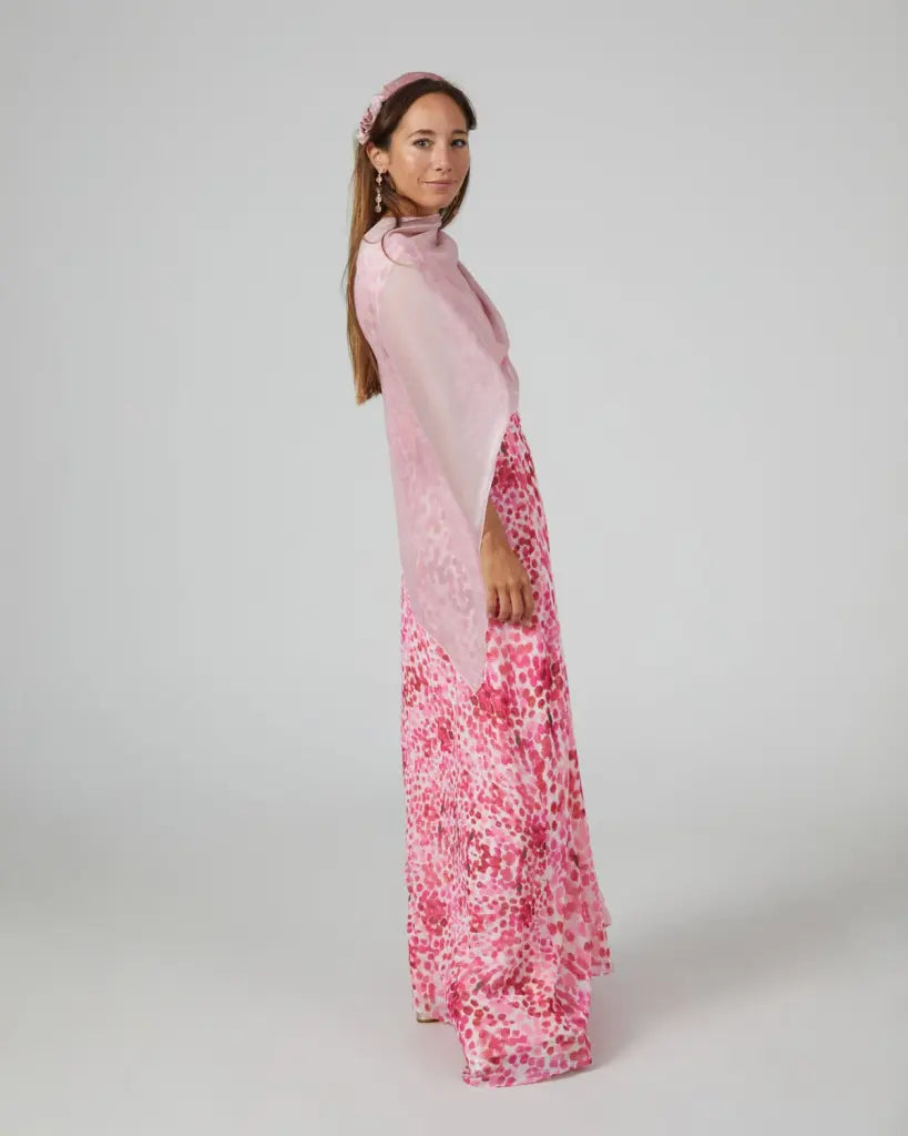 Panacea corta rosa - capa para invitadas de boda - ropa