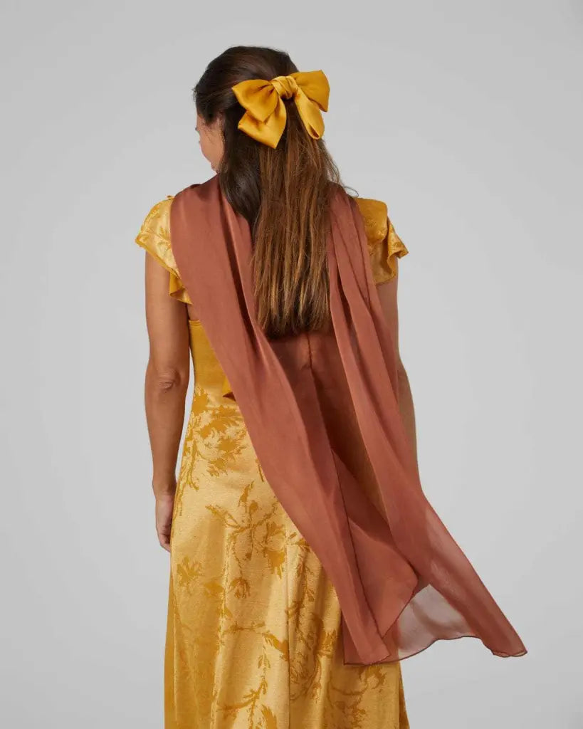 Panacea larga caramelo - capa para invitadas de boda - ropa