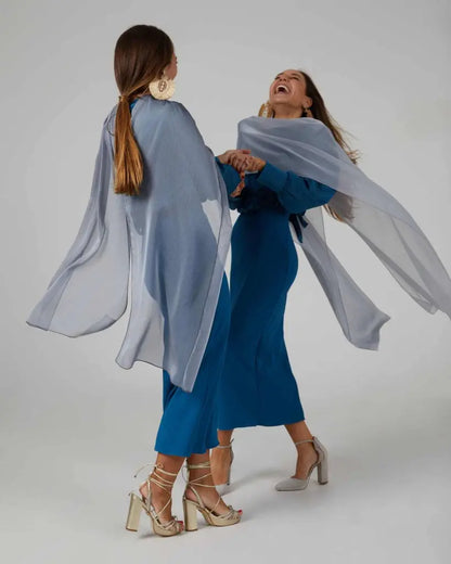 Panacea larga plata - capa para invitadas de boda - ropa