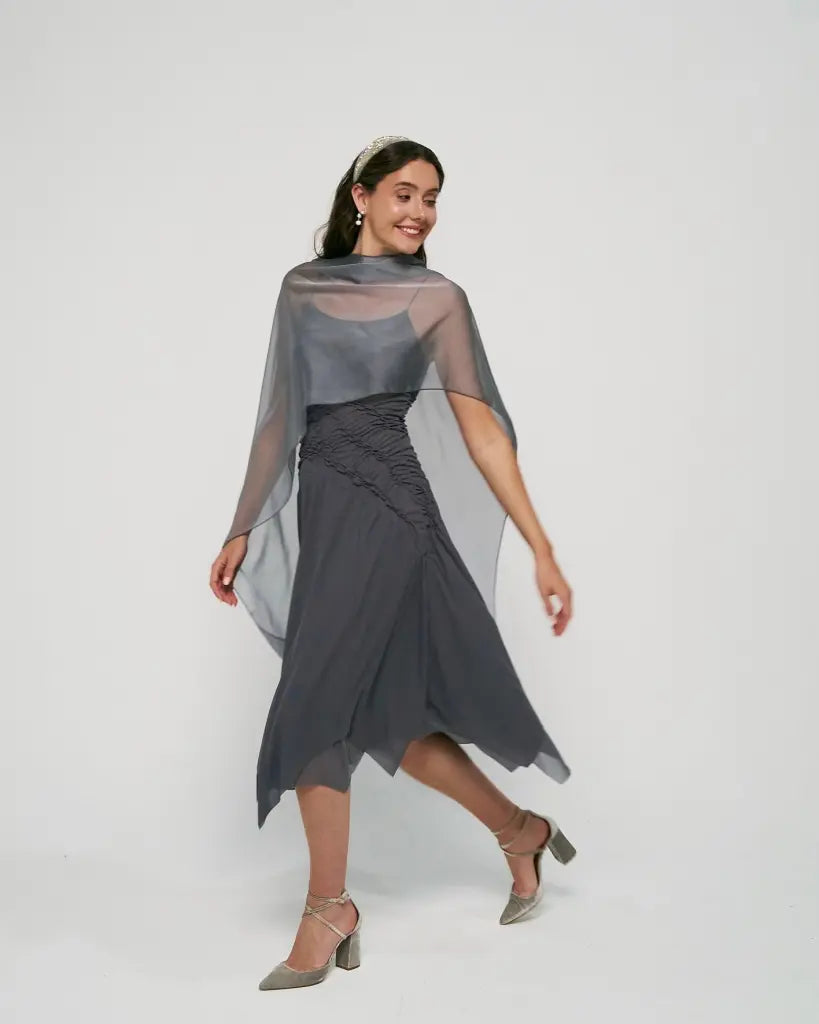 Panacea larga plata - capa para invitadas de boda - ropa
