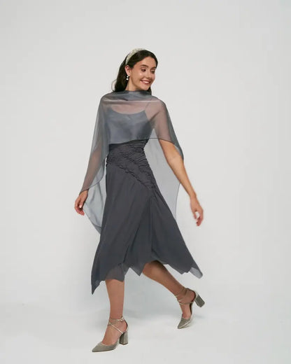 Panacea larga plata - capa para invitadas de boda - ropa
