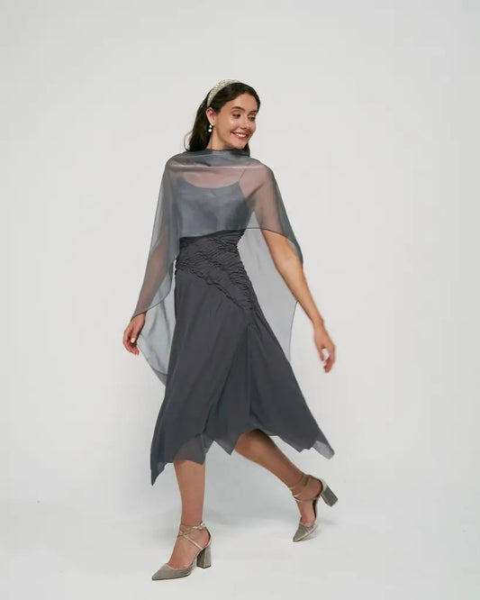 Panacea larga plata - capa para invitadas de boda - ropa