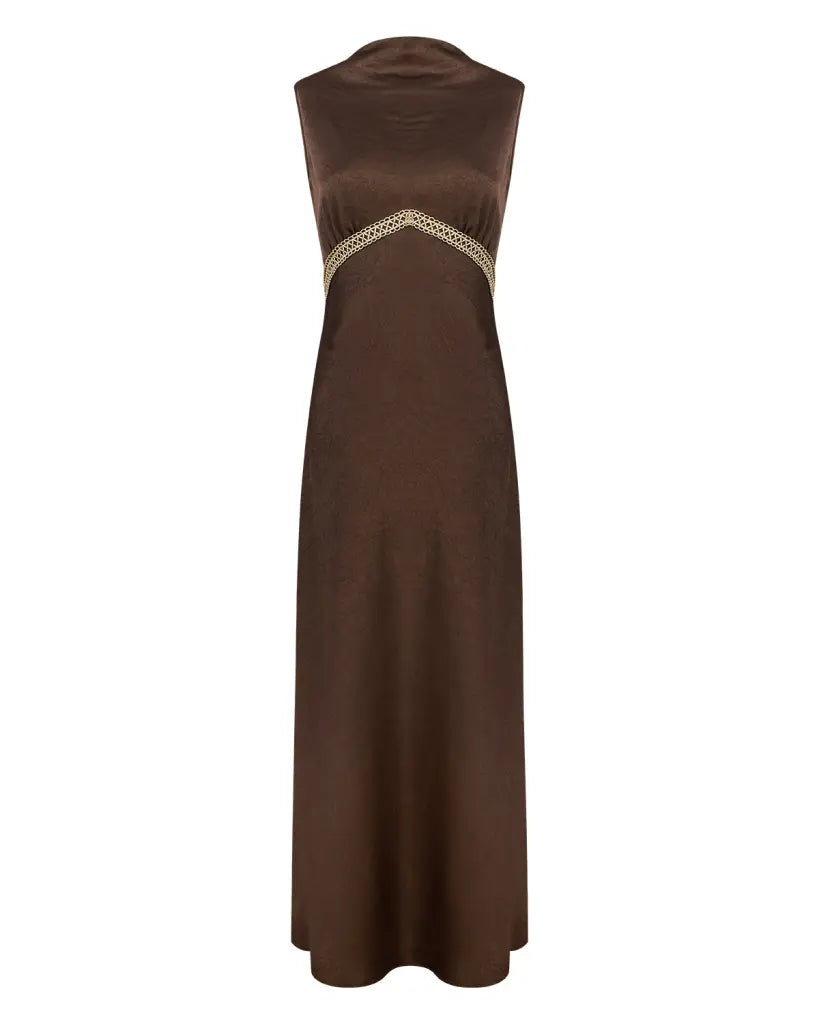 Vestido chocolat - de invitada