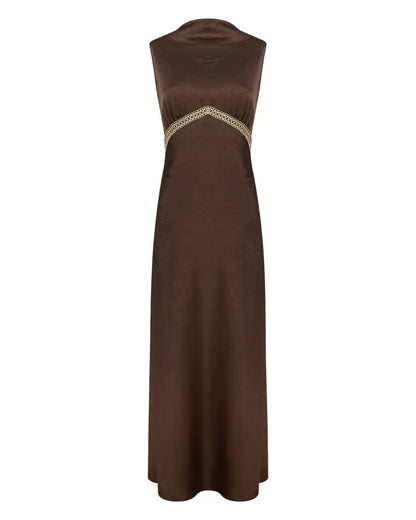 Vestido chocolat - de invitada