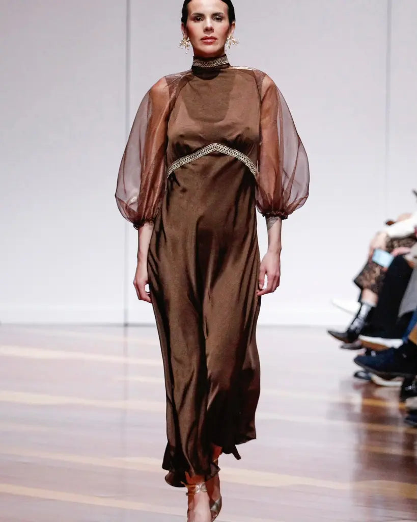 Vestido chocolat - de invitada