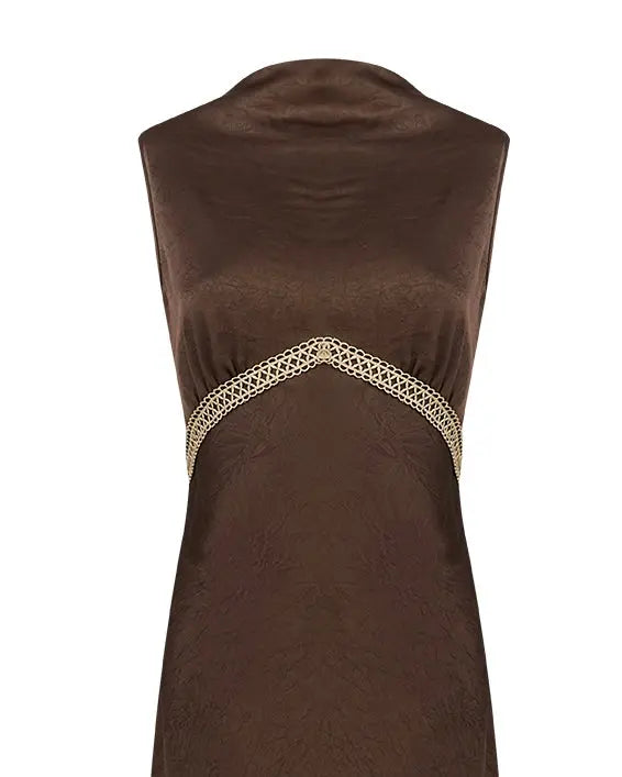 Vestido chocolat - de invitada