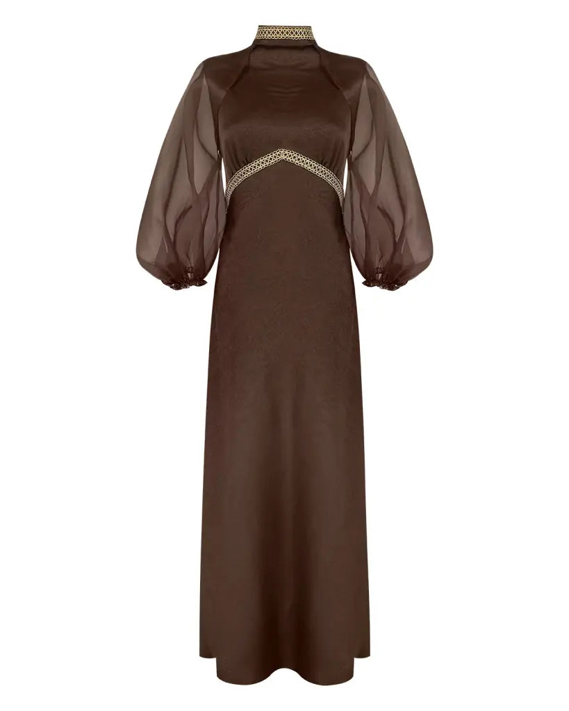 Vestido chocolat - de invitada