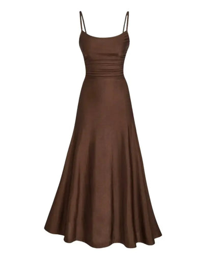 Vestido mocha brown - de invitada