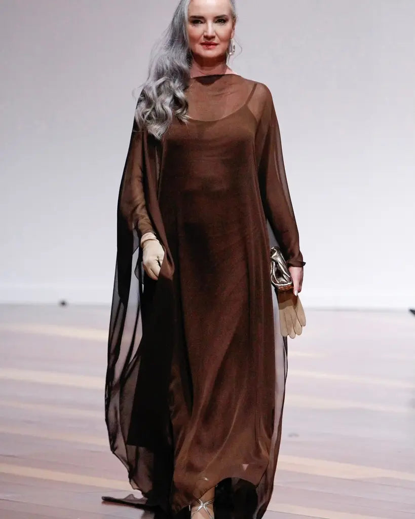 Vestido mocha brown - de invitada