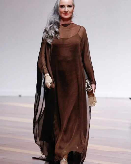Vestido mocha brown - de invitada